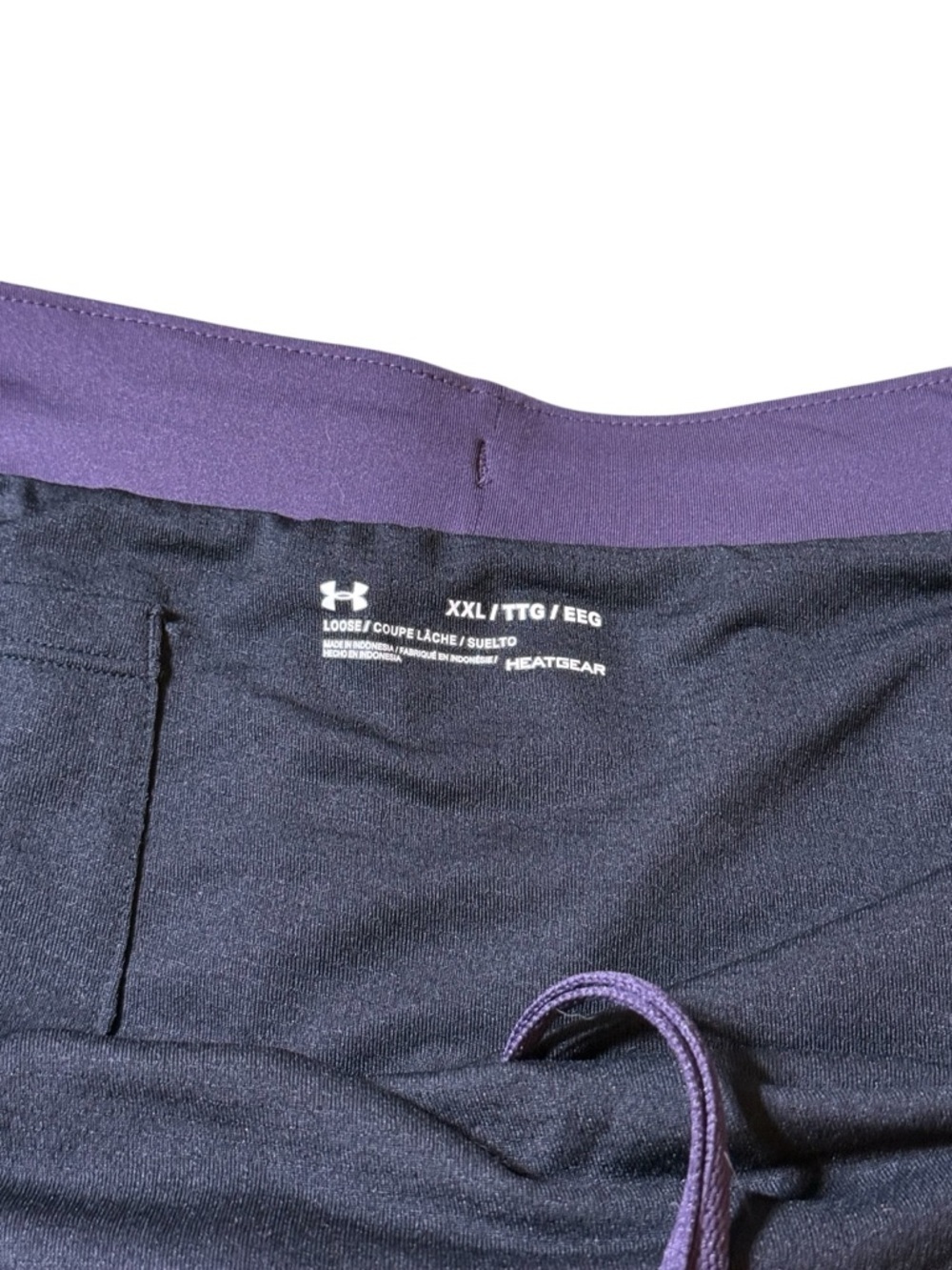 NWT Women Under Armour Fly By Shorts 2.0 size XXL Tux Purple - Picture 2 of 4